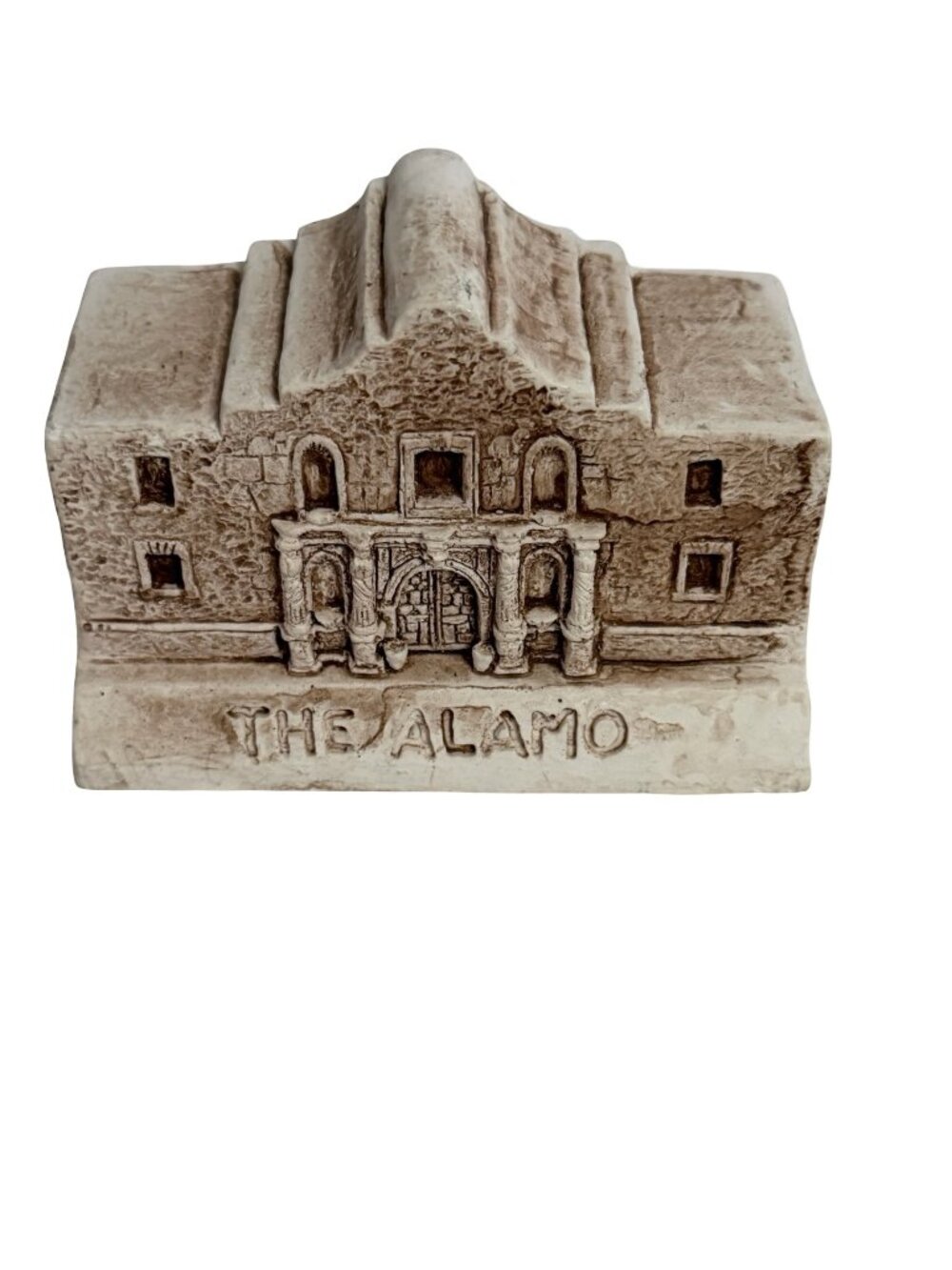 Vintage 1993 J.L. DeMoss The Alamo Sculpture Paperweight Signed San Antonio Texa